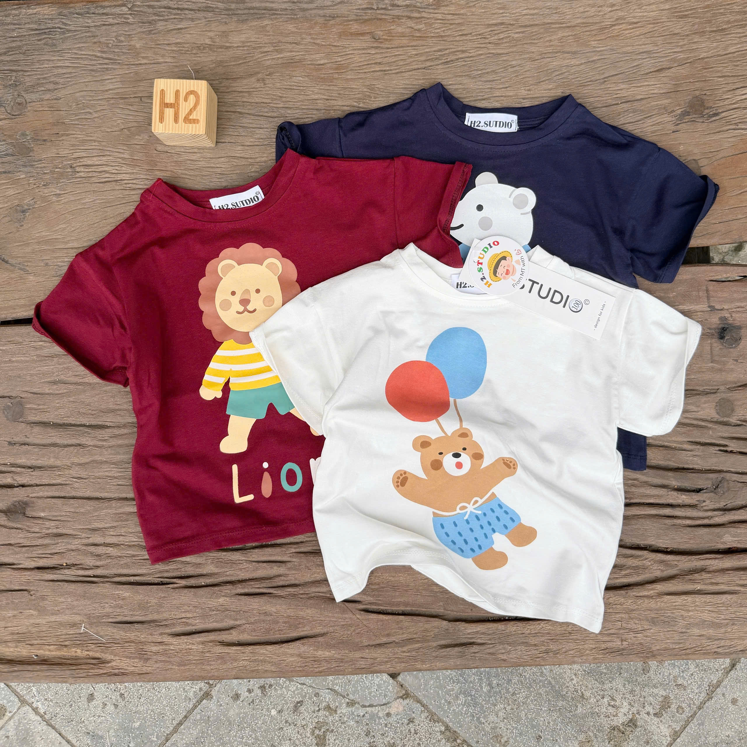 M73 SET 3 ÁO CỘC TAY GẤU BUỘC BÓNG BAY- A106.288