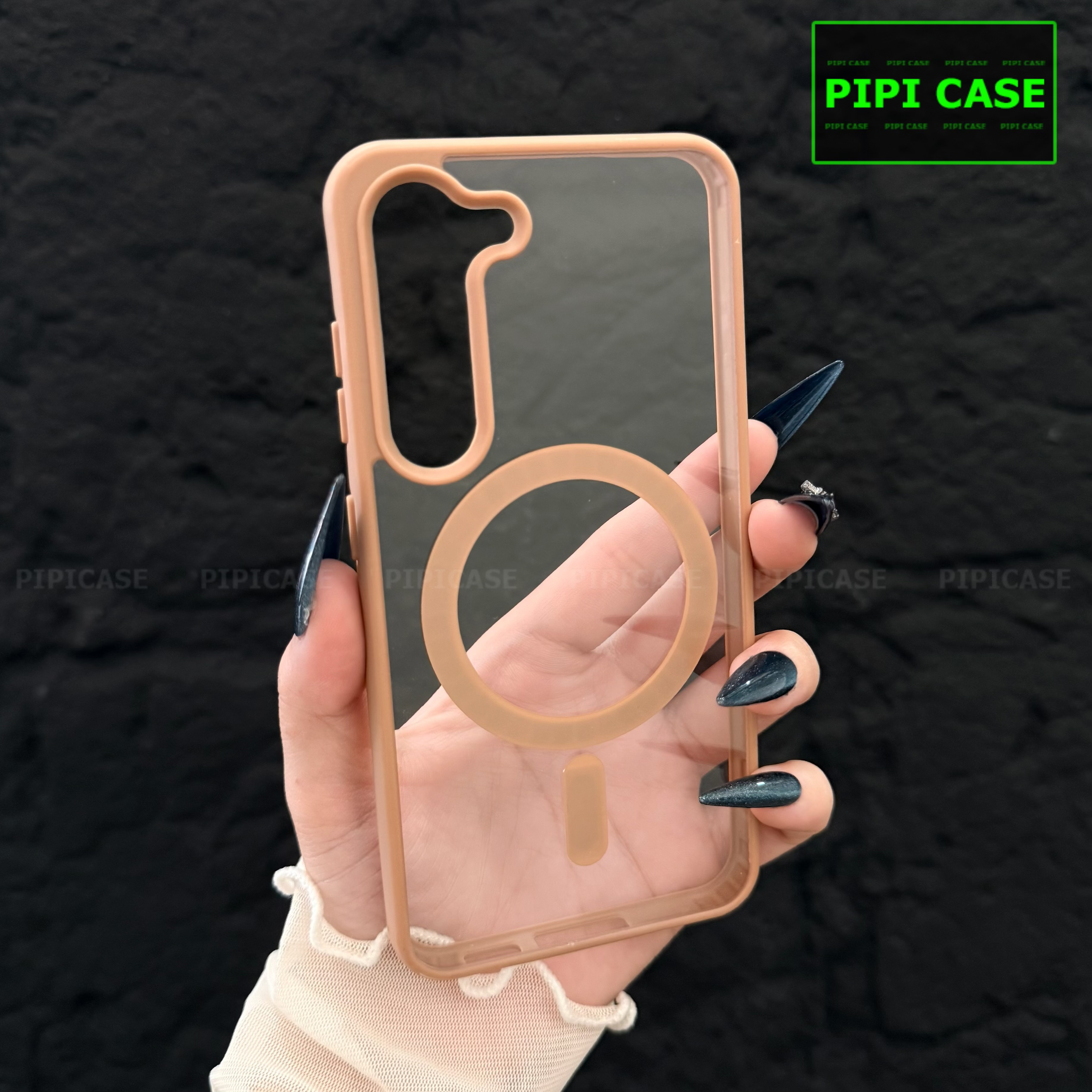 Ốp Lưng Samsung S23 Plus 5G - Chic - Nâu Nhạt