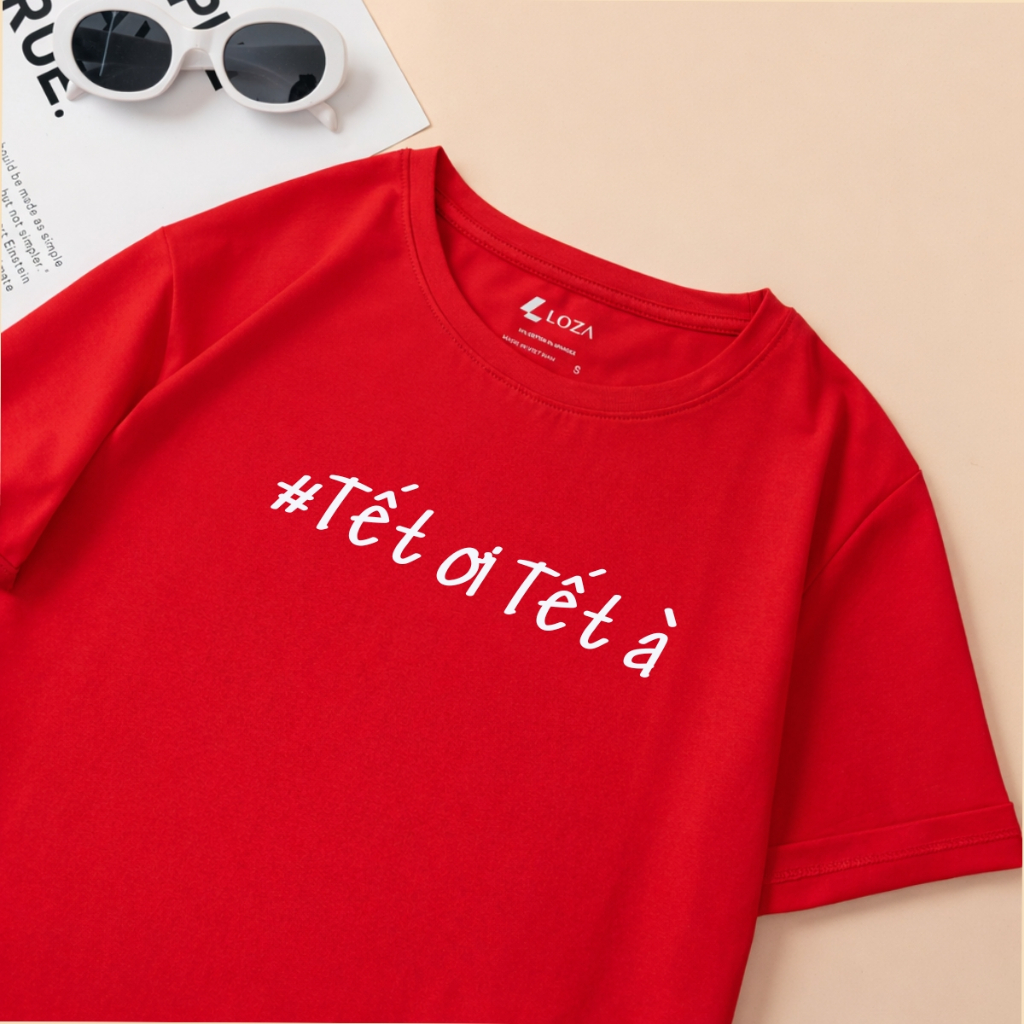 [BST Tết 2026] Áo phông gia đình Tết ơi Tết à - Áo đồng phục gia đình 3-4-5 người – Loza Kids Mã GĐ011_thumbnail_0