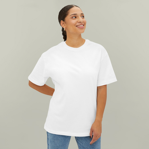 Áo thun trơn form rộng ATT01 PTG vải cotton cổ tròn in basic_thumbnail_4