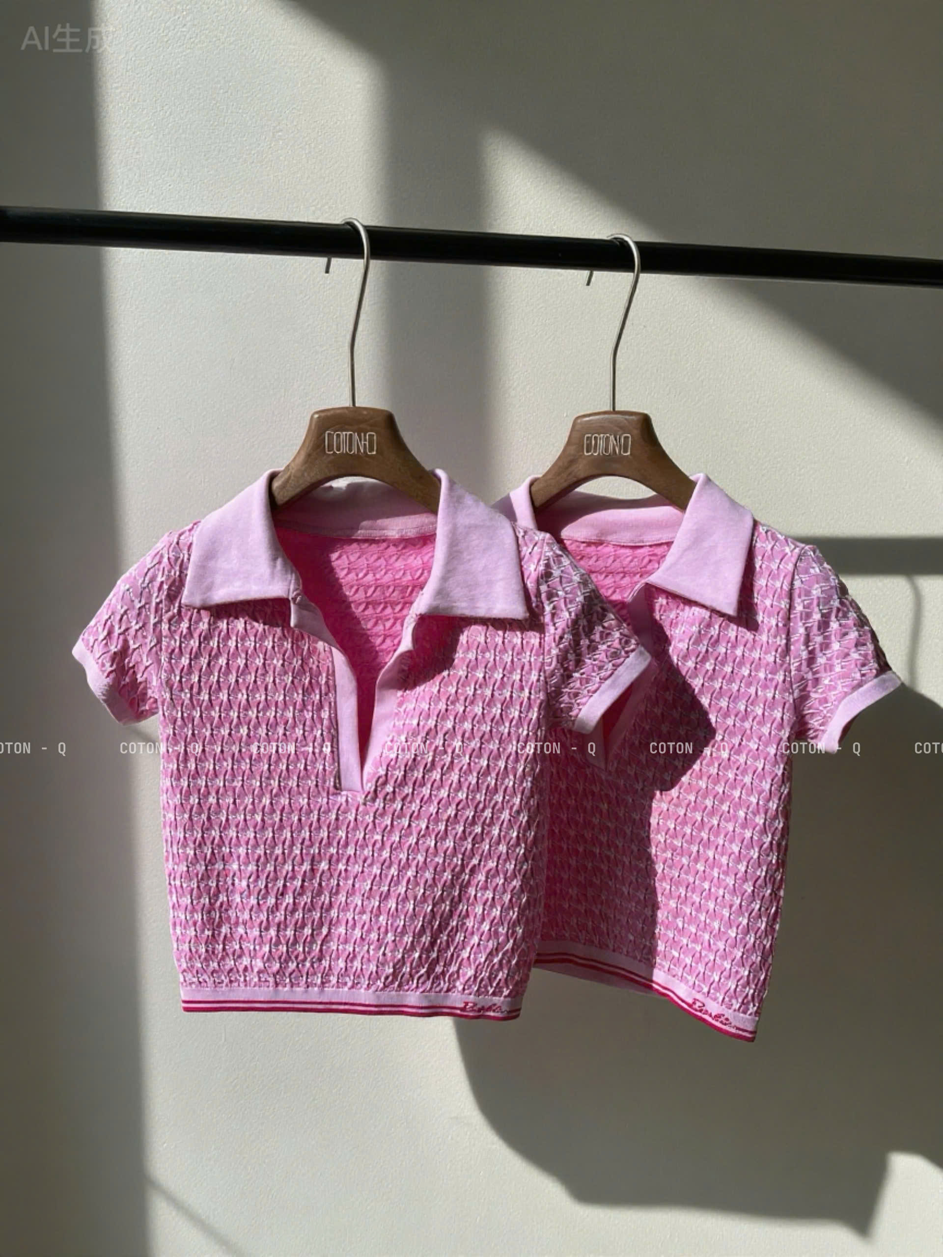 Áo len hồng cổ V_thumbnail_3