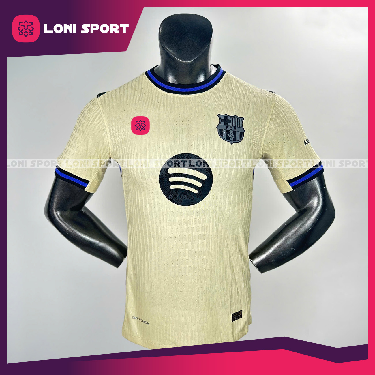 Áo Barca sân khách kem mùa giải 25/26 - SF