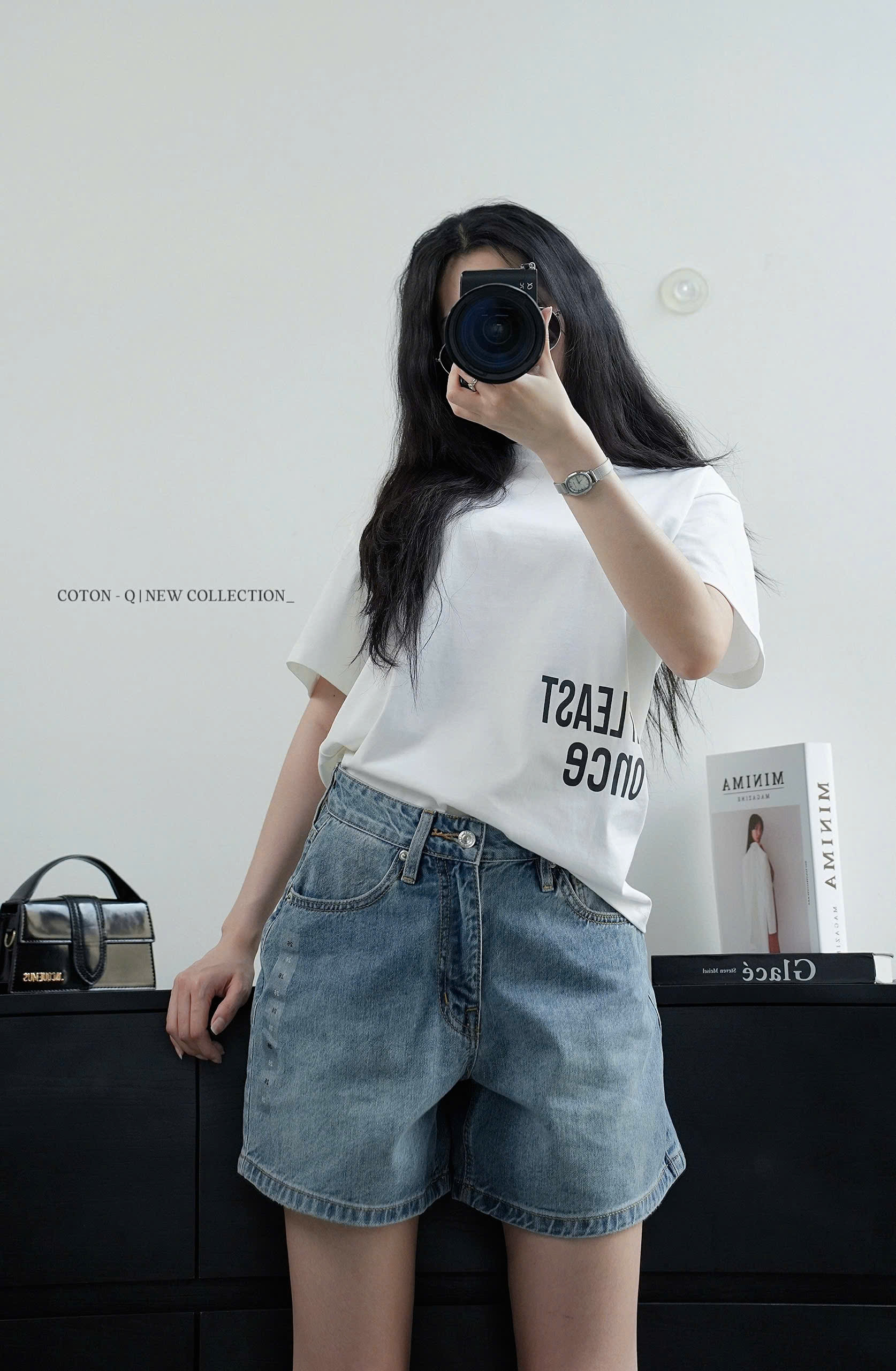 Quần short jean Coton Q_thumbnail_12