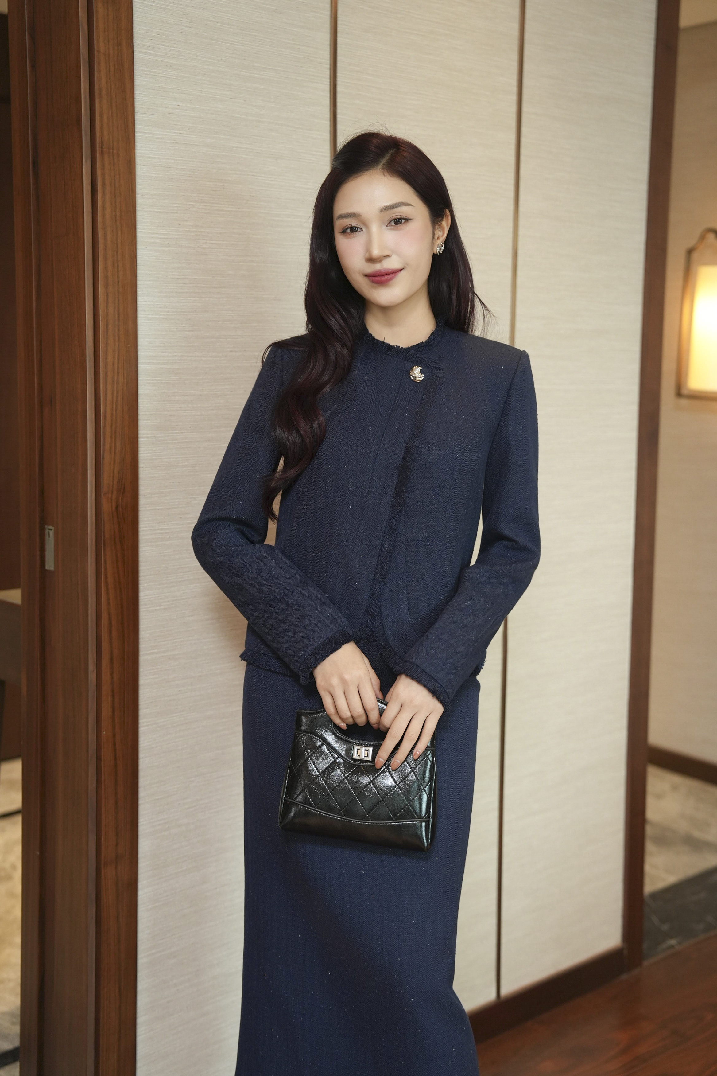 A241 - Set áo dạ xanh dài tay phối chân váy_thumbnail_3