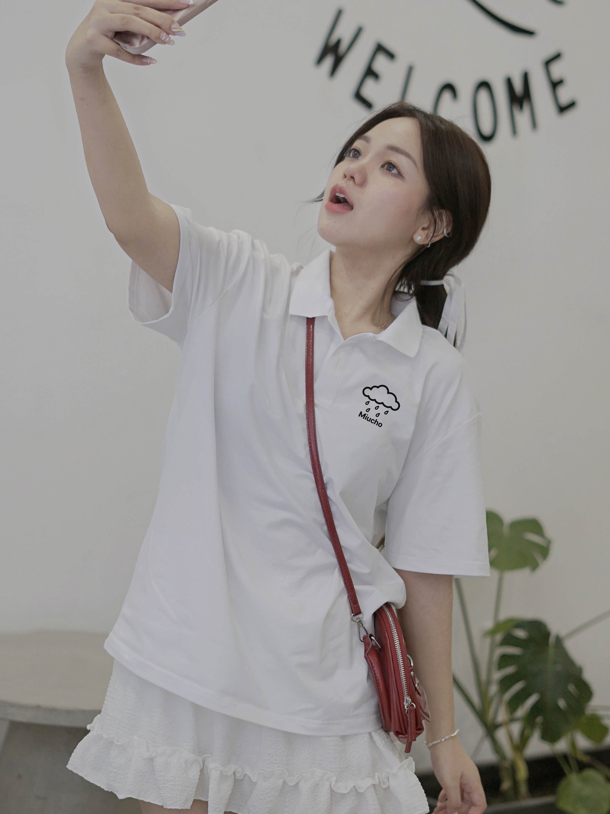 Áo polo nữ form rộng chất vải cotton co giãn thoáng mát PLD1698 Miucho in basic_thumbnail_3