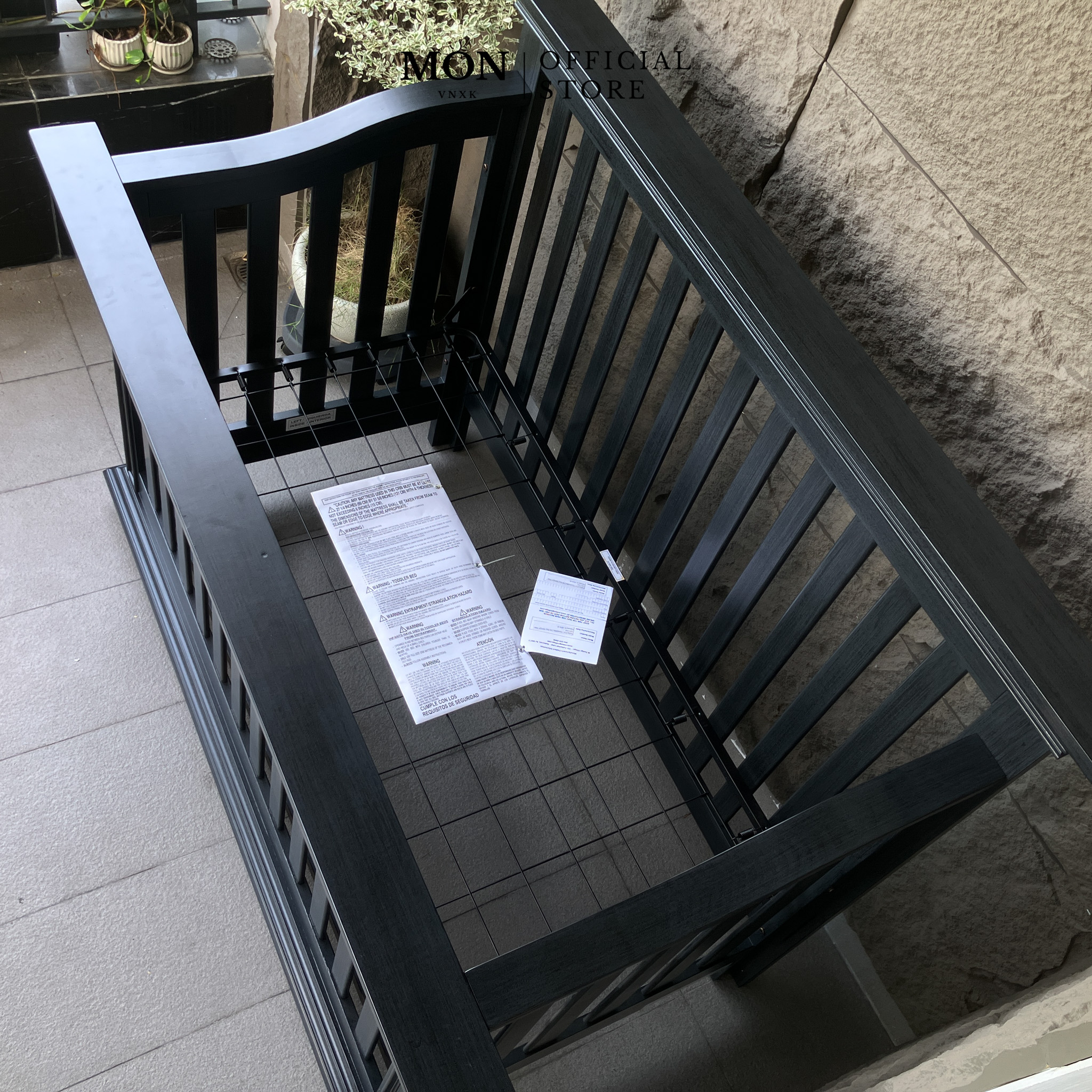 CŨI GỖ OXFORD HARLOW 4 IN 1 CONVERTIBLE CRIB NAVY MIDNIGHT SLATE_thumbnail_5