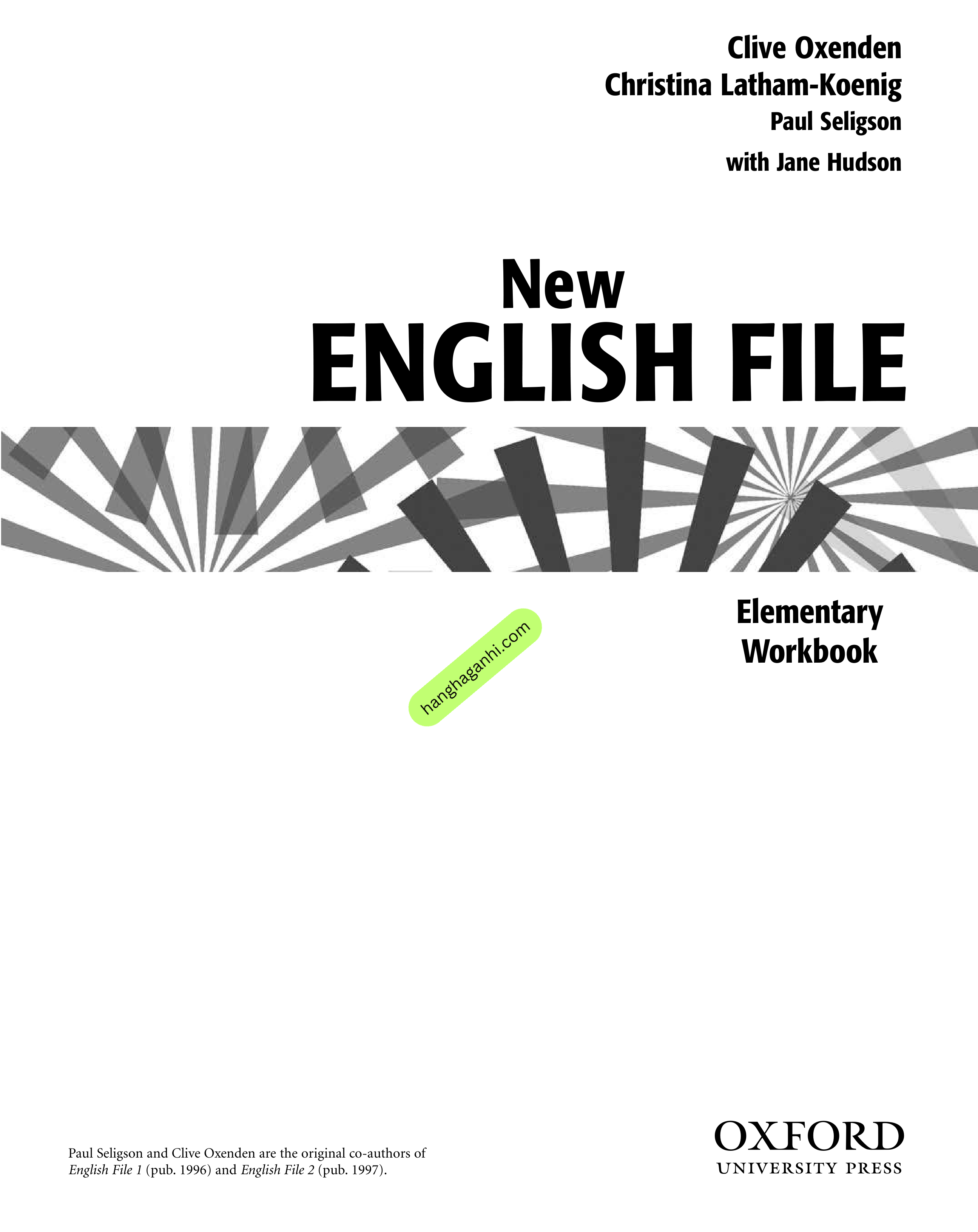 New English File Elementary Workbook with key