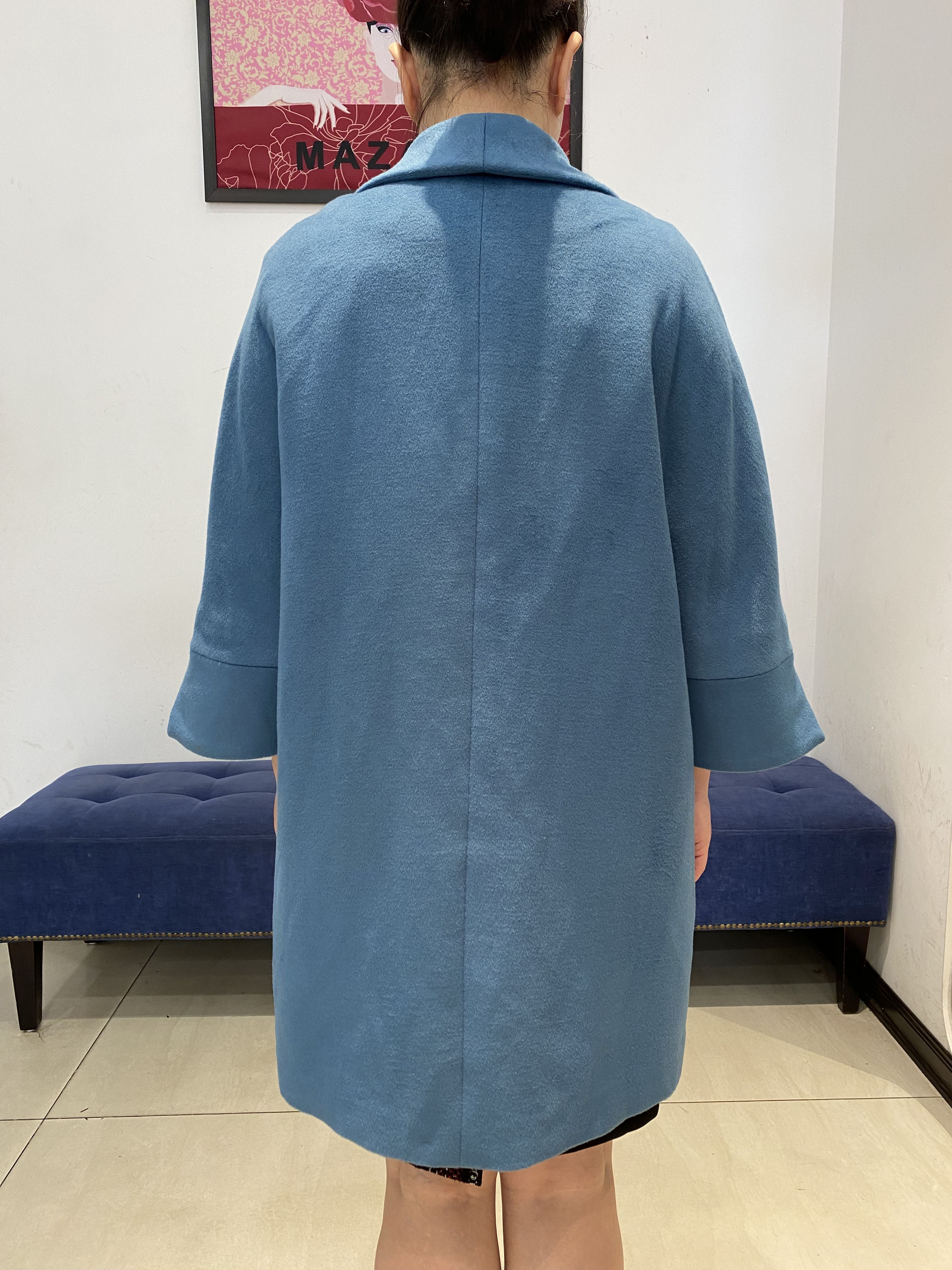 Măng tô xanh suông cổ sam_thumbnail_3