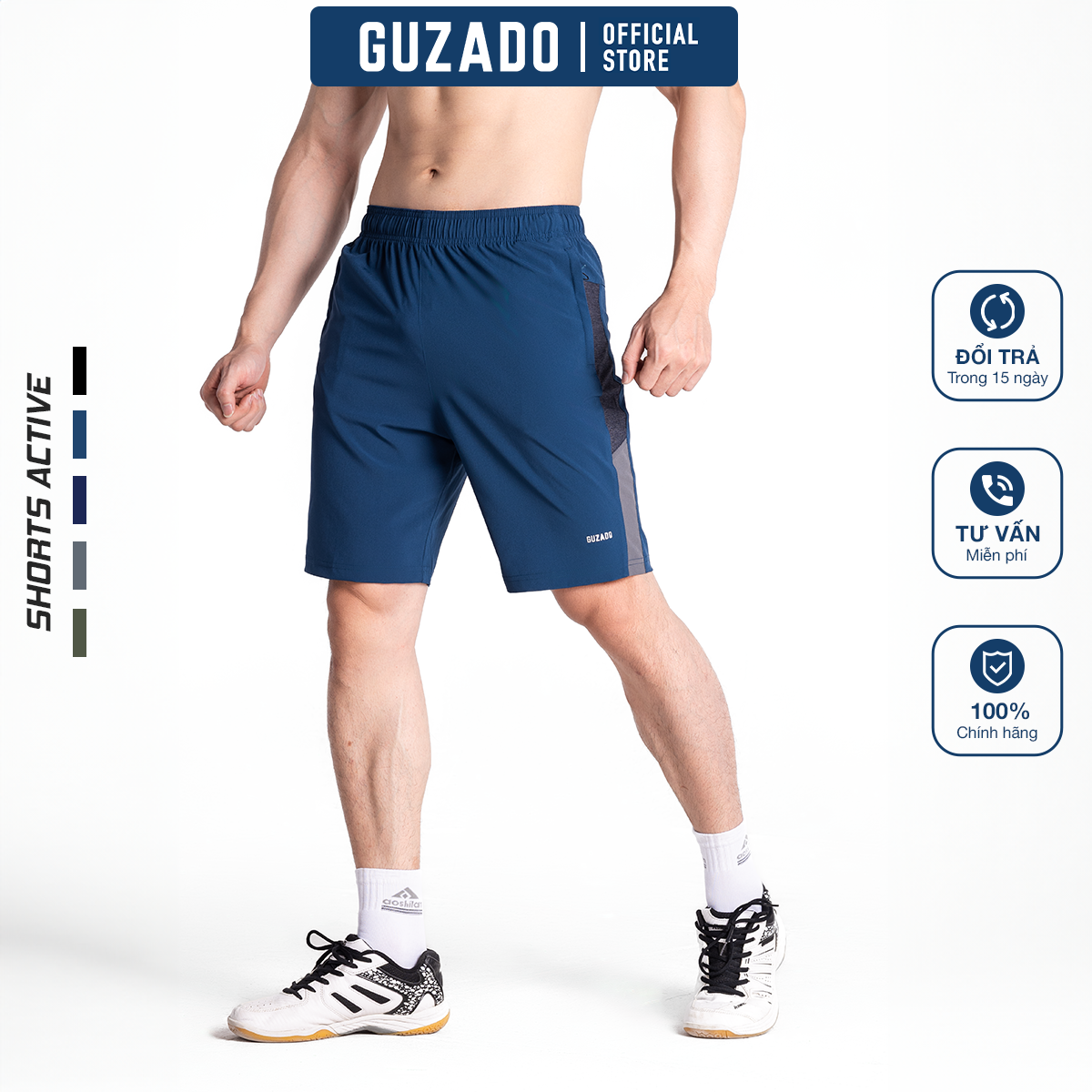 Quần short thể thao phối thời trang GSR09