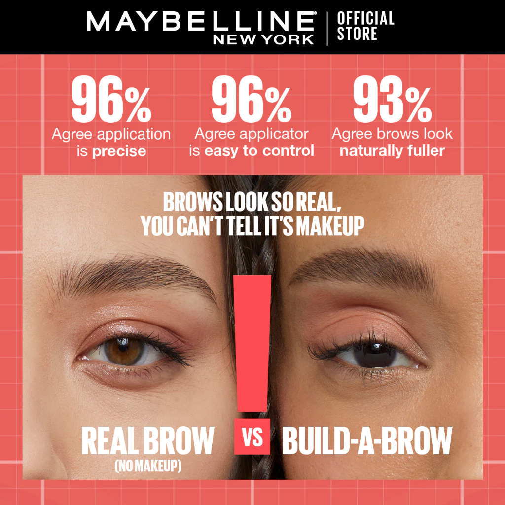 Maybelline Build-A-Brow 2-in-1 Brow Pen + Sealing Gel [Eyebrow, Eyebrow Pencil Brow, Eyebrow Gel]_thumbnail_3