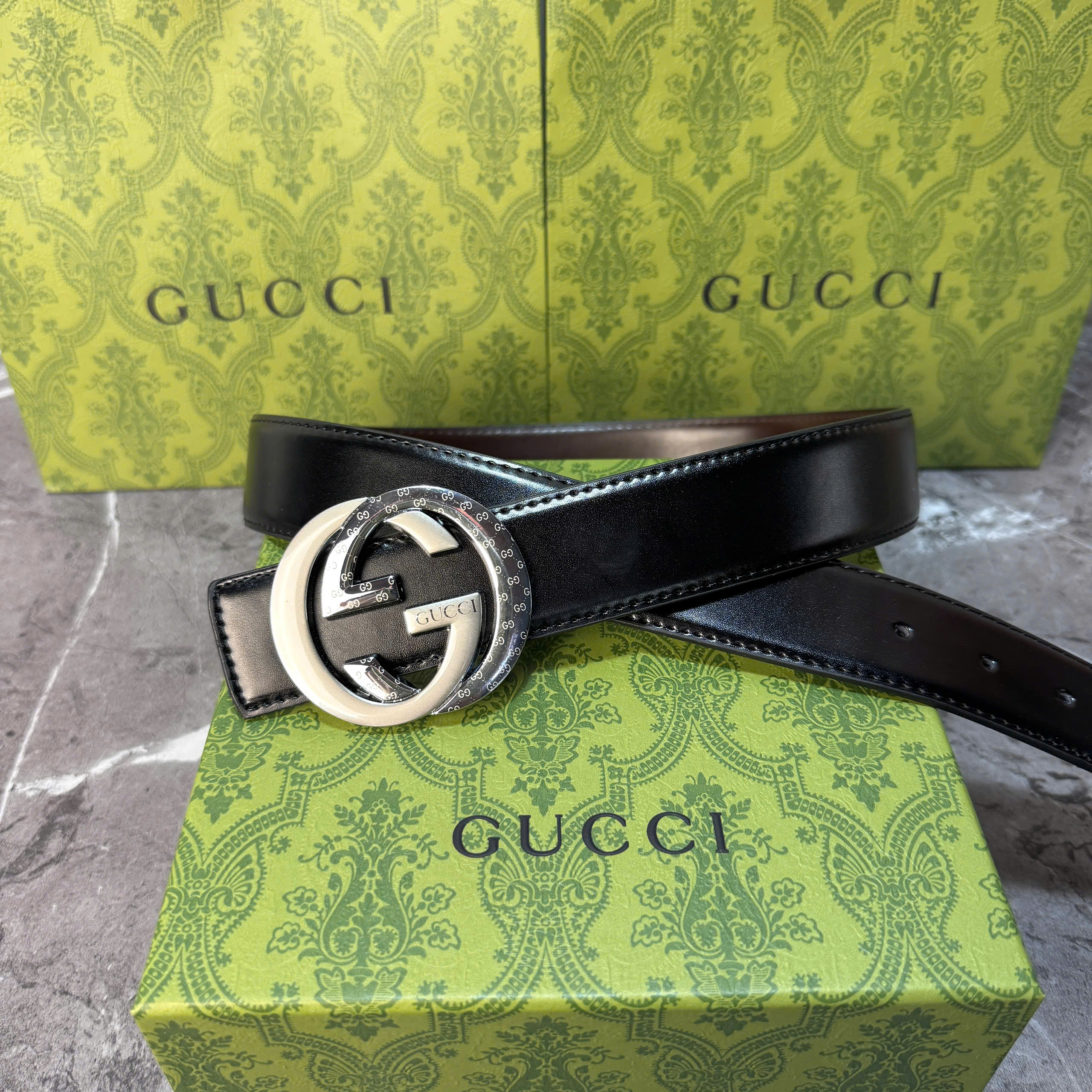 Thắt lưng Gucci Signature Double G Buckle cao cấp_thumbnail_3