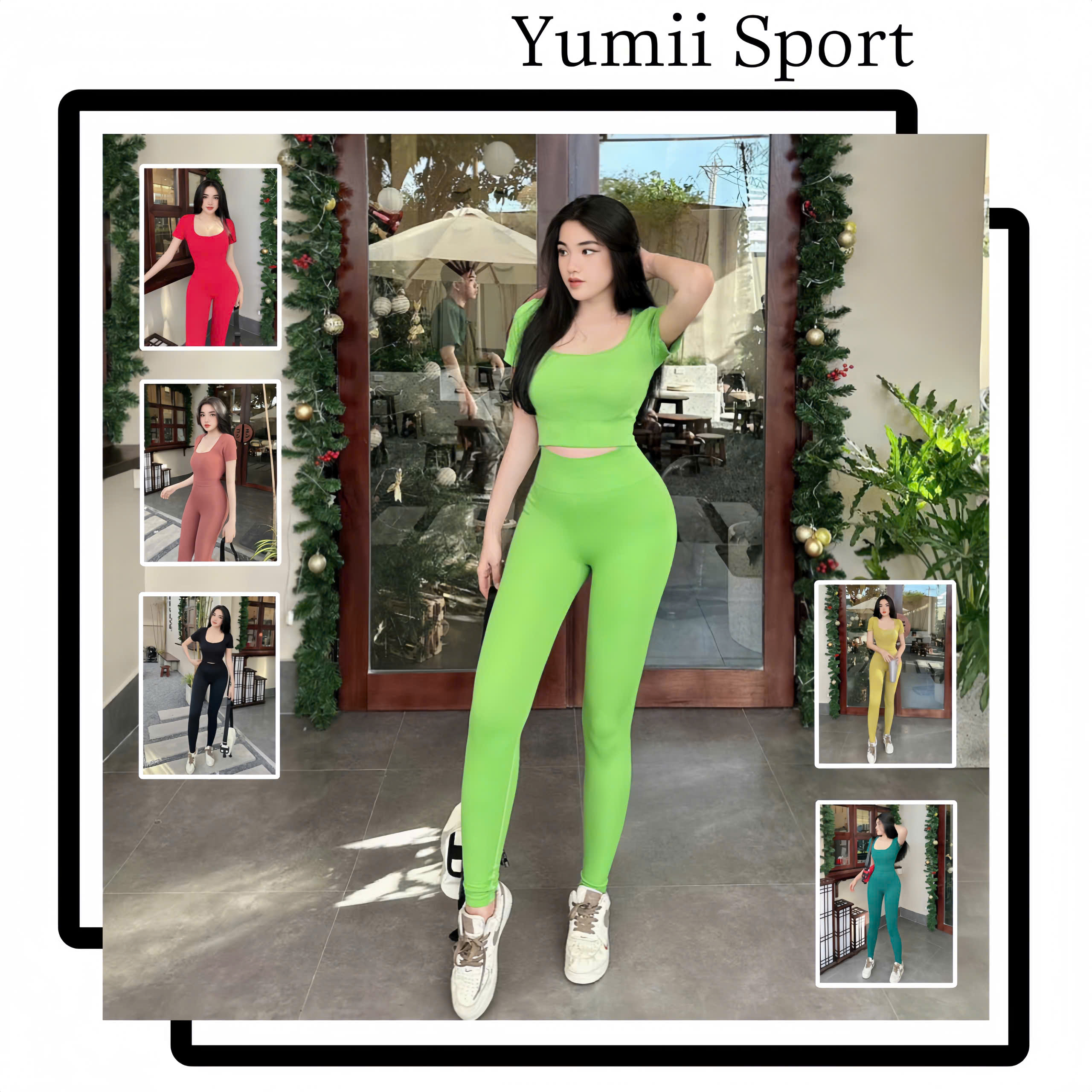 Bộ Quần Áo Thể Thao Tập Gym Yoga Nữ - Set Quần Áo Thể Thao Dài Áo Crop Dây Đan Lưng, Co Dãn 4 Chiều, Mịn Mát_thumbnail_2
