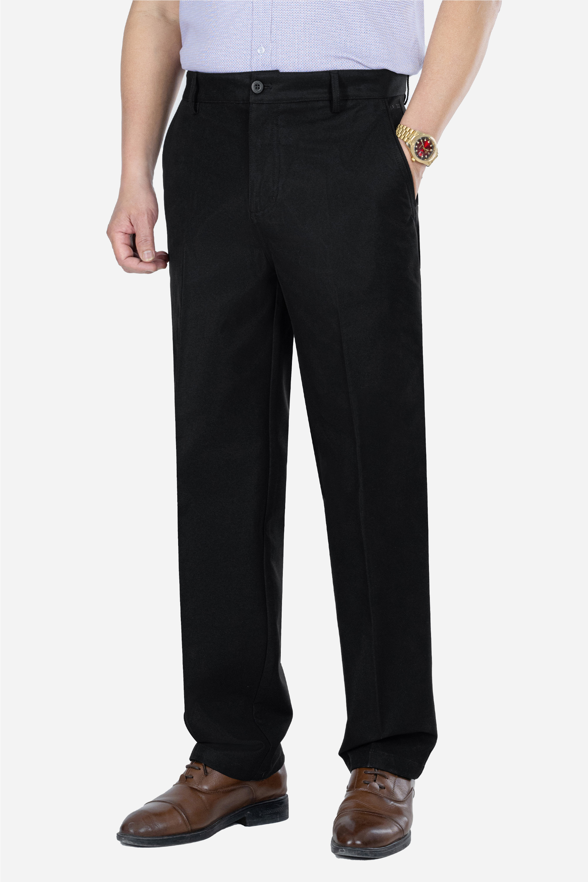 Quần Kaki 0 Li Nam Trung Niên ANCHI Phom Suông Ống Rộng Cao Cấp_thumbnail_60