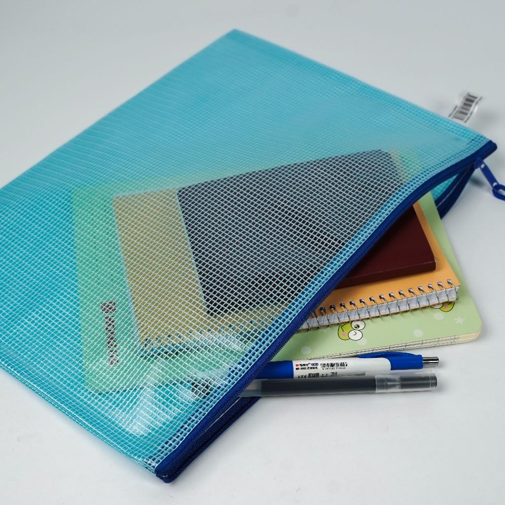 Túi file B5 đựng tài liệu học sinh và văn phòng kiểu lưới, khoá kéo - VIỆT LỢI - VL502_thumbnail_4