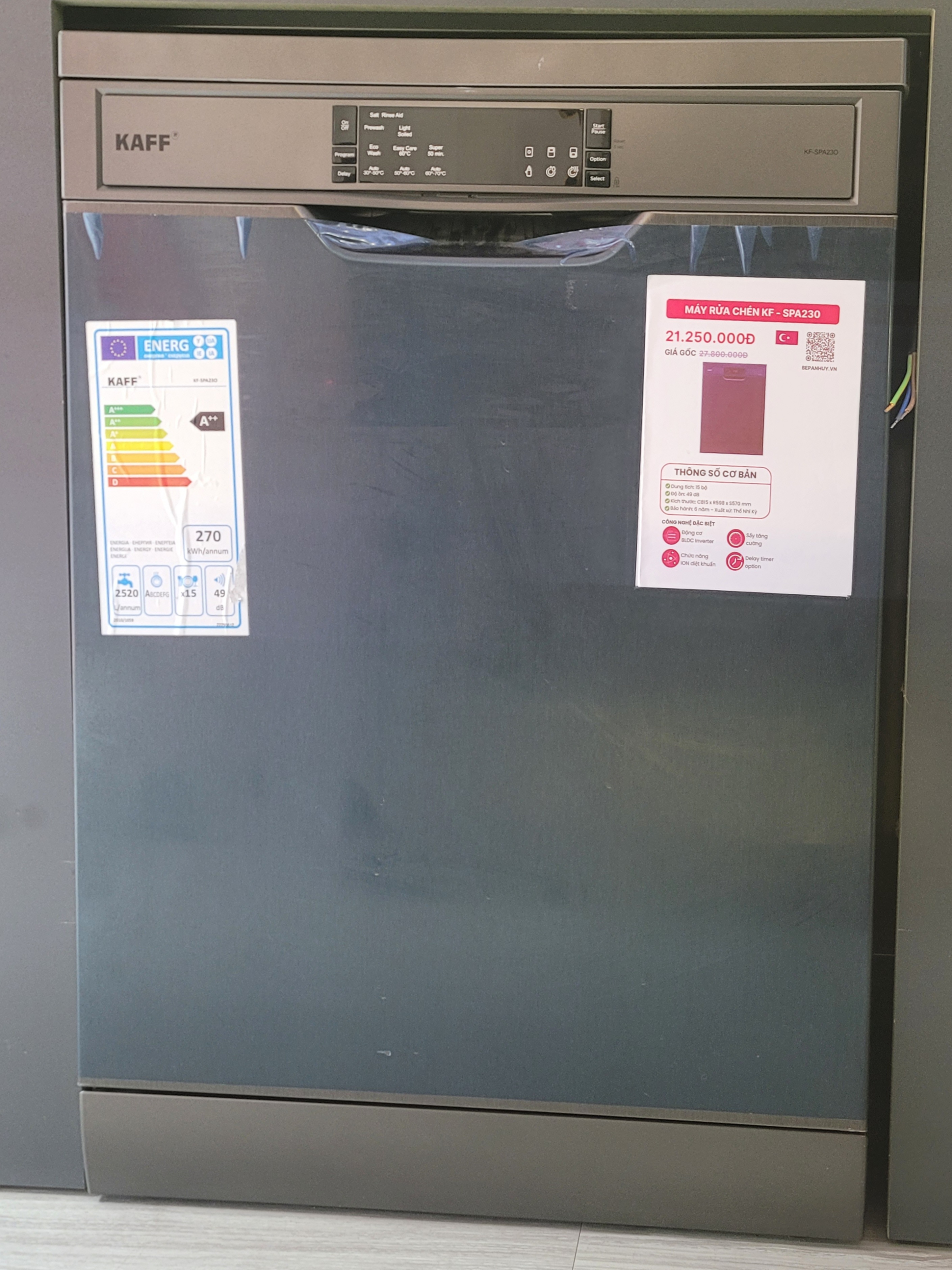 Máy rửa bát KF - SPA230 Trưng bày_thumbnail_3