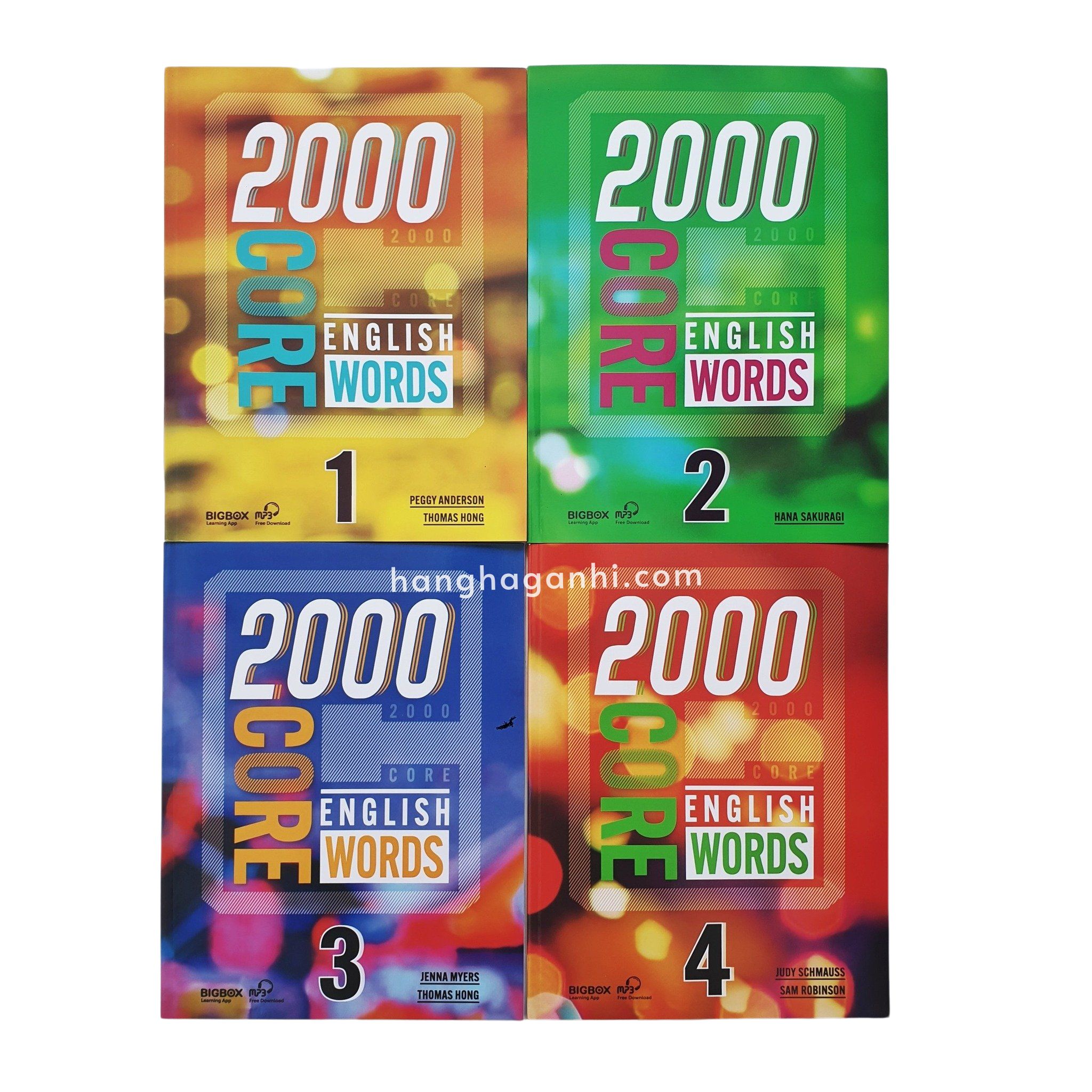 Sách Nhập Khẩu 2000 Core English Words – Trọn Bộ 4 Cuốn ( kèm File nghe )_thumbnail_0