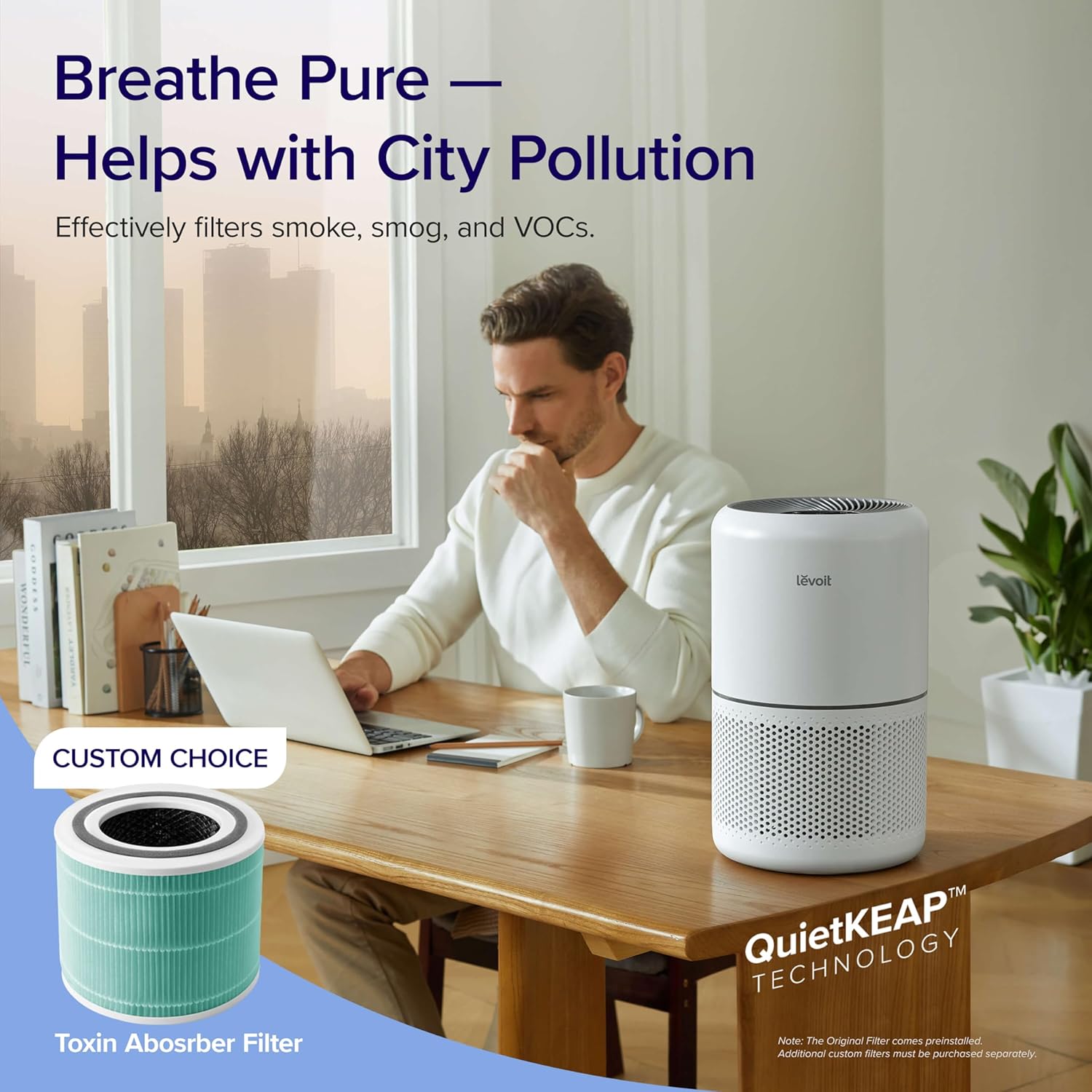 40m2 | Levoit Core 300 Air Purifier _thumbnail_6