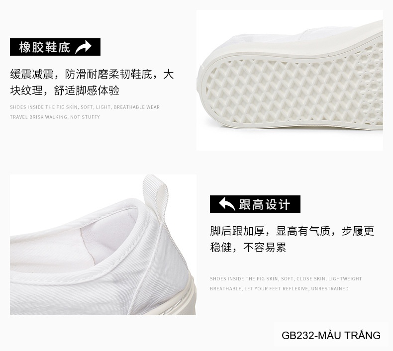 GB232 - Giày sneaker vải nam nữ đế bệt phong cách thường ngày, màu trơn chống thấm_thumbnail_21