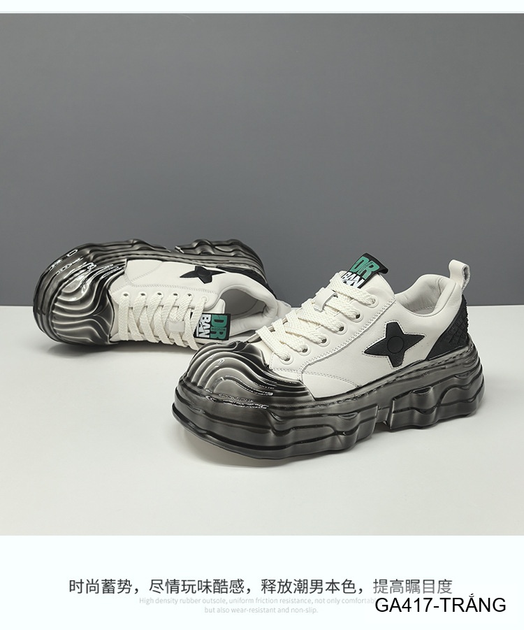 GA417 - Giày Sneaker Nam Đế Dày Tăng Chiều Cao Phong Cách Thời Trang Hàn Quốc_thumbnail_9