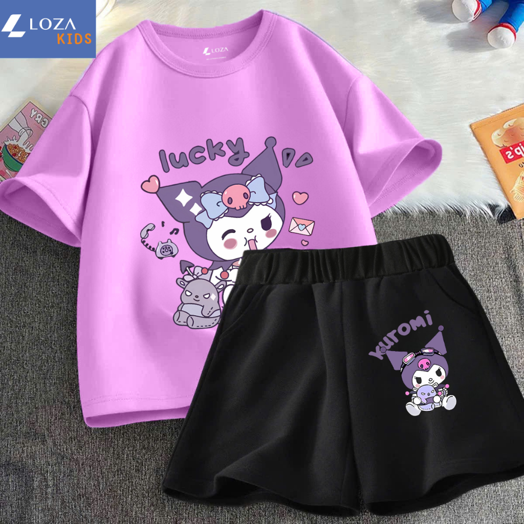 Đồ bộ bé gái in hình 'Lucky Kuromi' - Loza SB231_thumbnail_3