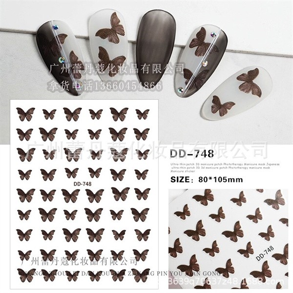 Sticker bướm DD 748