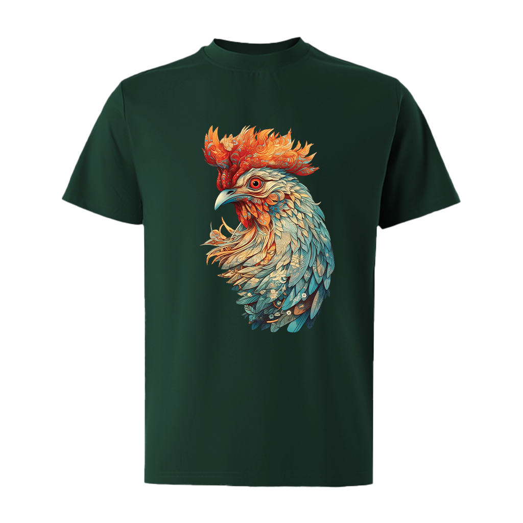 Áo thun nam form rộng 12 con giáp tuổi Dậu ATD486 Miucho Iconic cotton cổ tròn in graphic_thumbnail_10