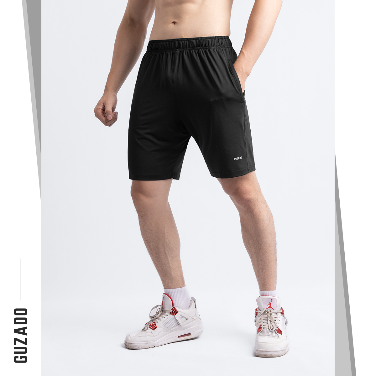 Quần Short Gió Thể Thao Nam GSR02