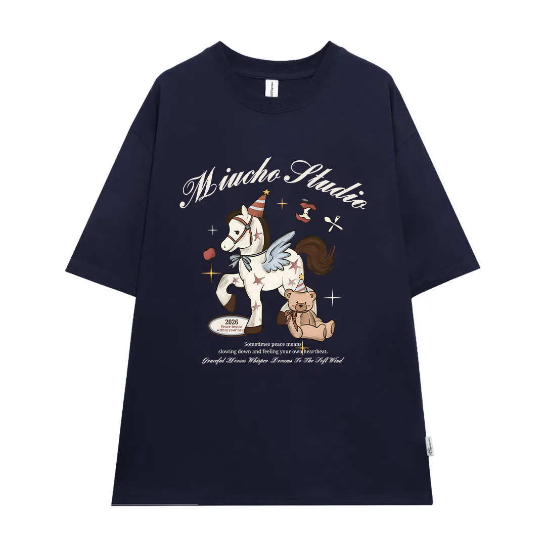 Áo thun nữ form rộng Miucho chất vải cao cấp dày dặn thoáng mát Thiên Mã in mix 2829_thumbnail_15