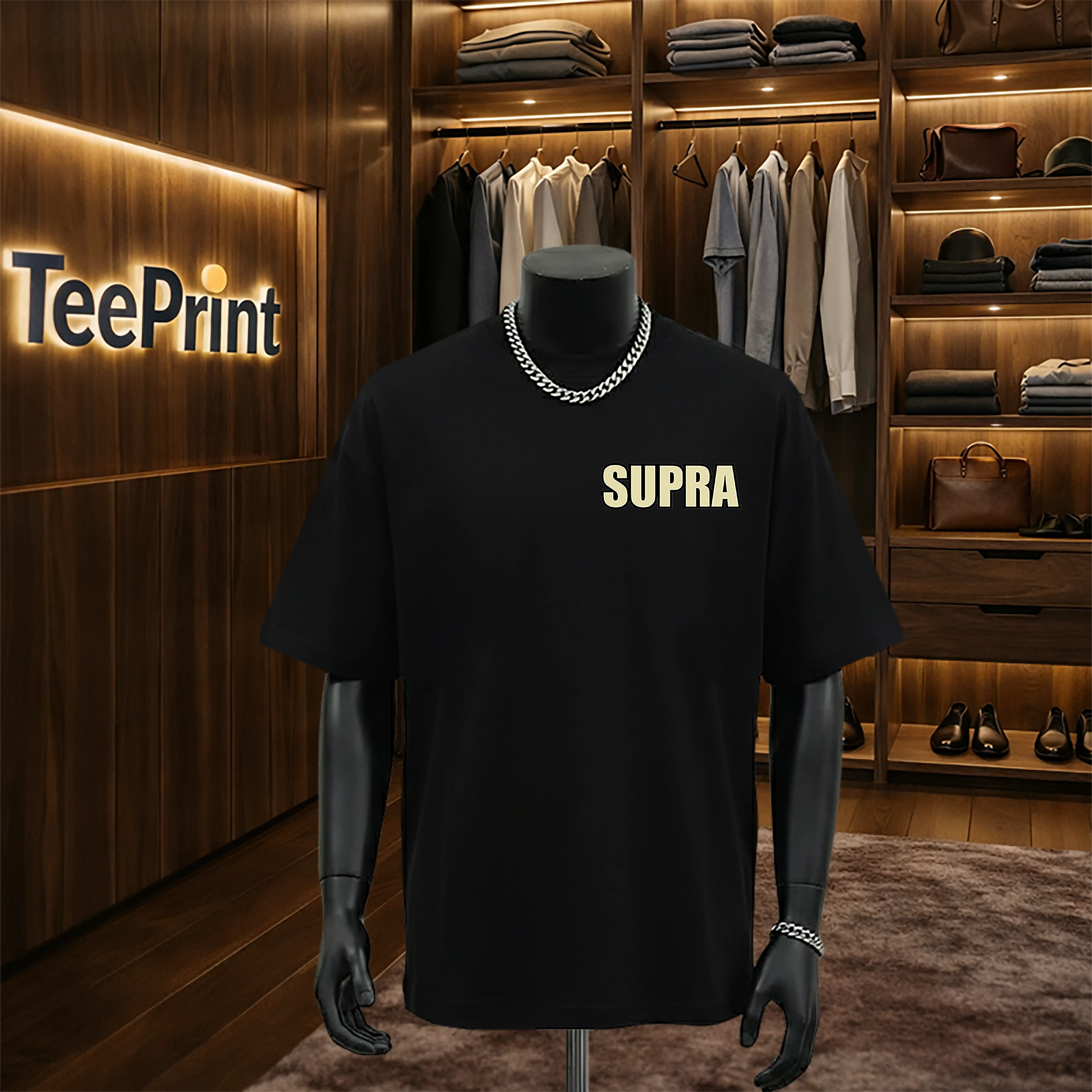 Áo thun nam streetwear form rộng TeePrint 3223_thumbnail_2