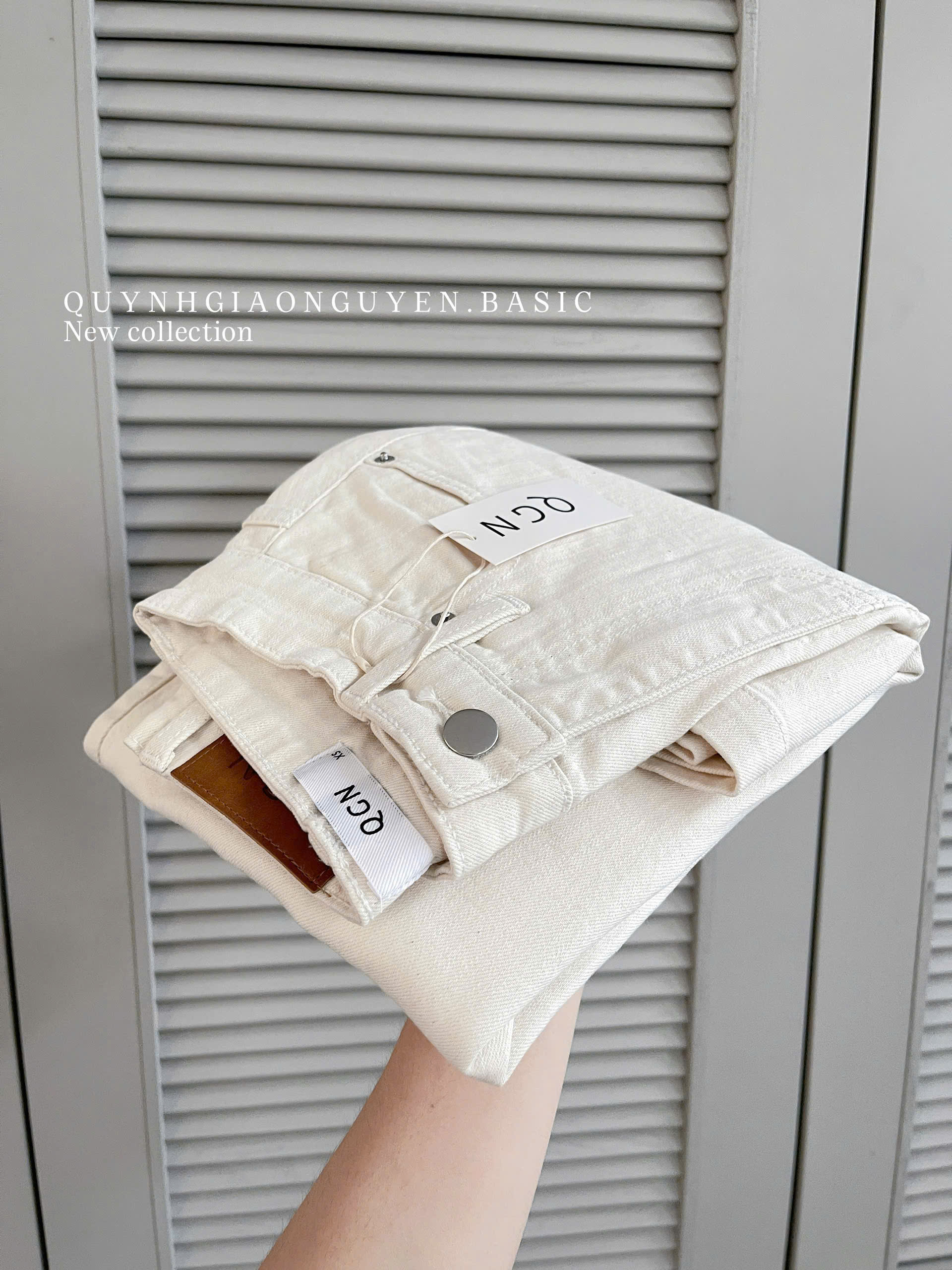 Chân váy trắng kem QGN ( KO XẺ TÀ )_thumbnail_6