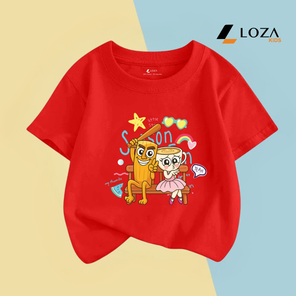 Áo thun cộc tay bé gái hình Tung Tung Tung Sahur, Ballerina Cappuccina - Loza Kids CA010_thumbnail_13