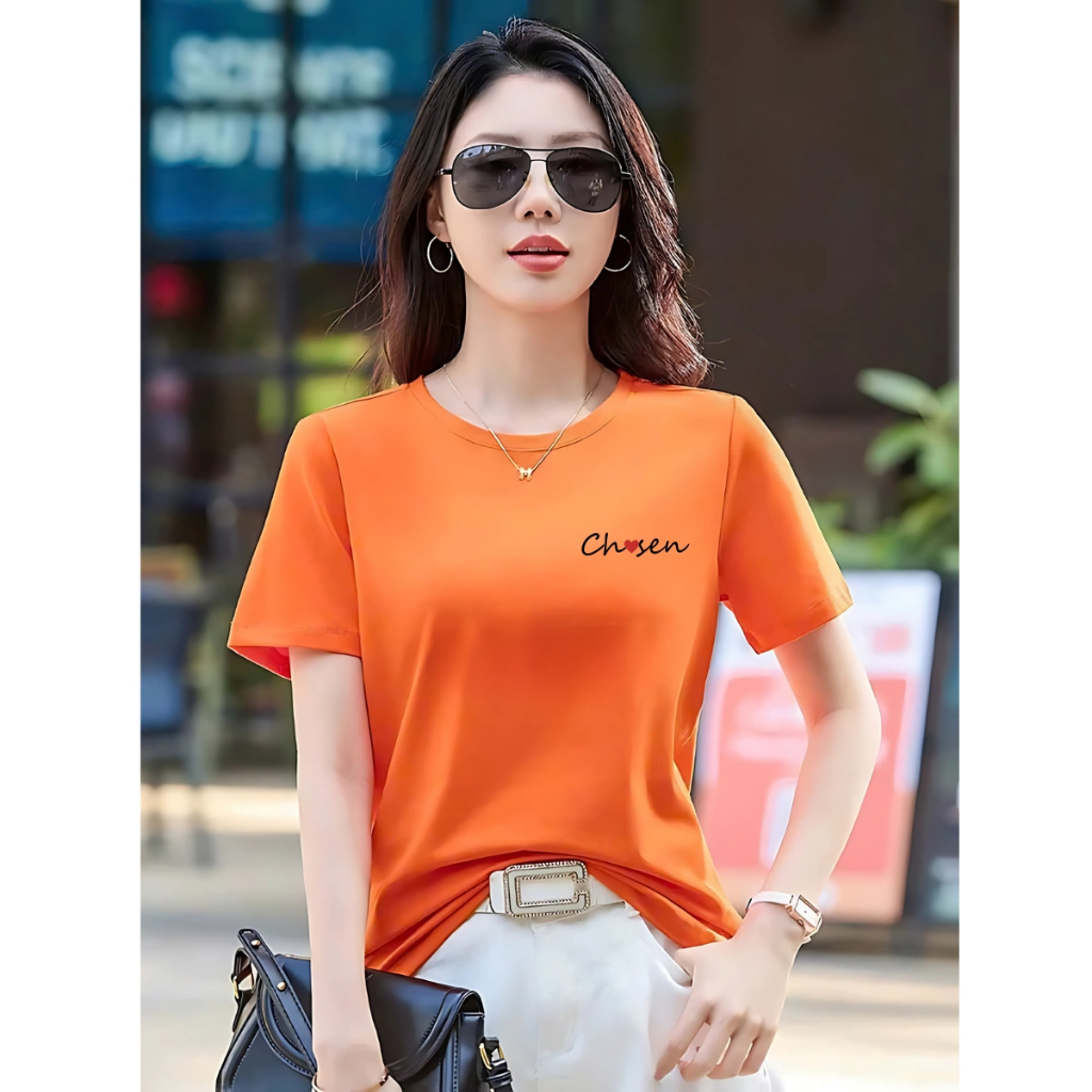 [Form Rộng] Áo thun nữ in chữ 'Chosen' -Loza RT8209_thumbnail_4