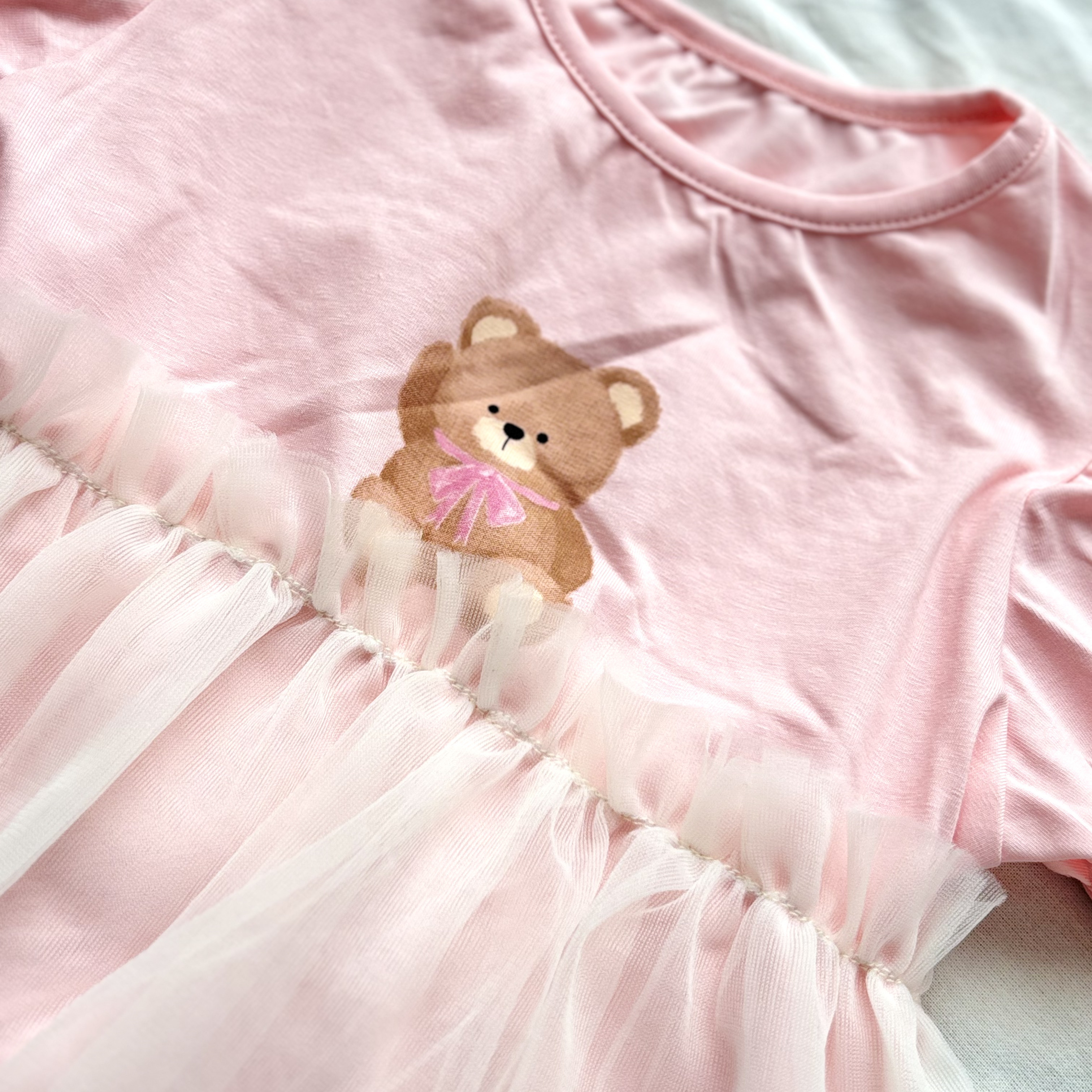 (A27) Áo thun mềm họa tiết bèo ren màu hồng siêu yêu thời trang bé gái mùa hè 2025 QCCC_thumbnail_5