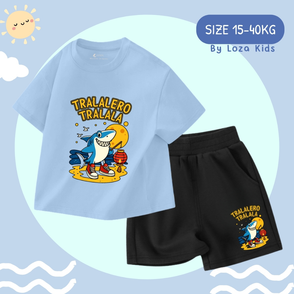 Bộ đồ bé trai Brainrot  Tralalelo Tralala mới về 2025 - Quần áo trẻ em  từ 15-45kg - Loza Kids SB447_thumbnail_2