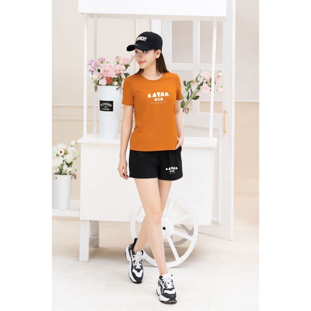 [Form vừa] Bộ đồ nữ in chữ KAYAK - Set đồ nữ cộc tay mặc nhà/ đi chơi LOZA VP38_thumbnail_12