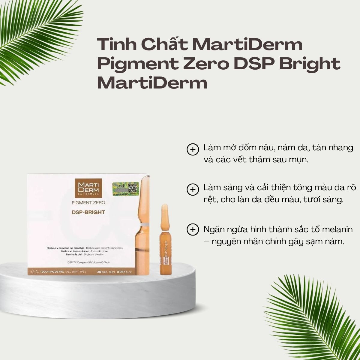 Tinh Chất MartiDerm Pigment Zero DSP Bright MartiDerm 60ml hộp 30 ống – Làm sáng da, giảm nám & đều màu da_thumbnail_1