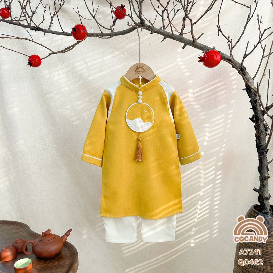 Áo dài VÀNG Chiêu Dương