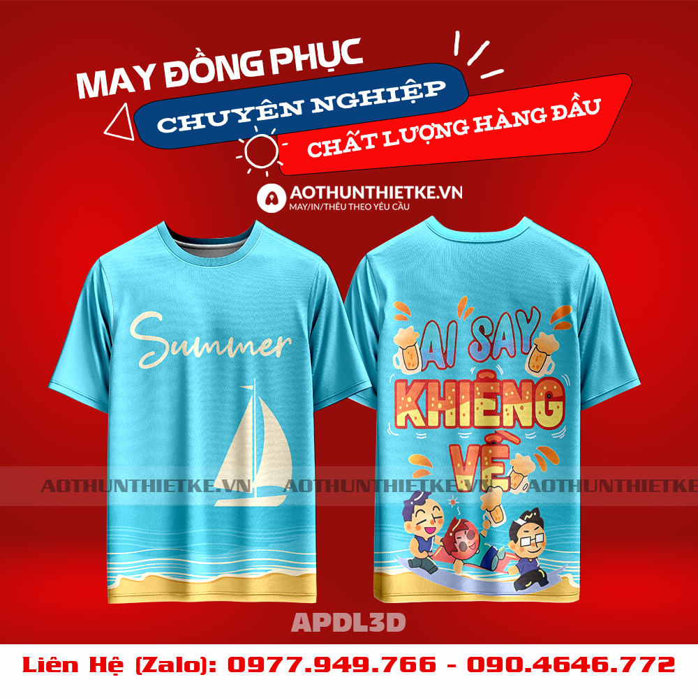 Áo Phông Du Lịch 3D-TK93