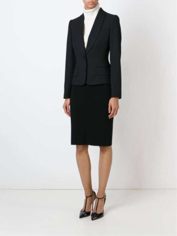 Áo Vest vải tuytxi len đen truyền thống