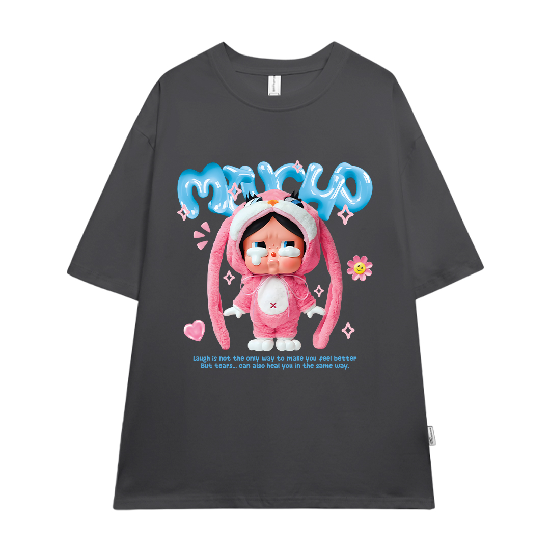 Áo thun CRY BABY nhiều màu ATD1335 Miucho form rộng vải cotton in mix_thumbnail_13