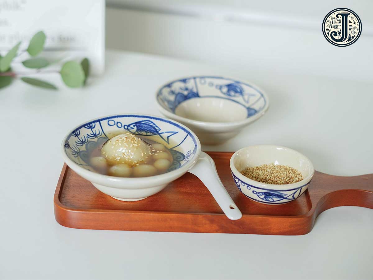 Chén chiết yêu 13cm gốm cao cấp lái thiêu Cá J000294_thumbnail_5