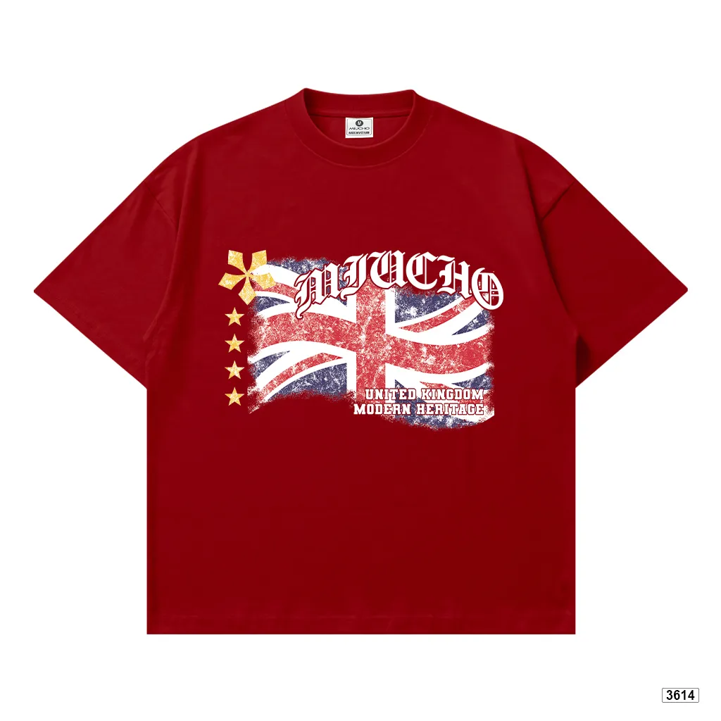 Áo thun unisex form boxy phong cách retro Miucho 3614_thumbnail_17