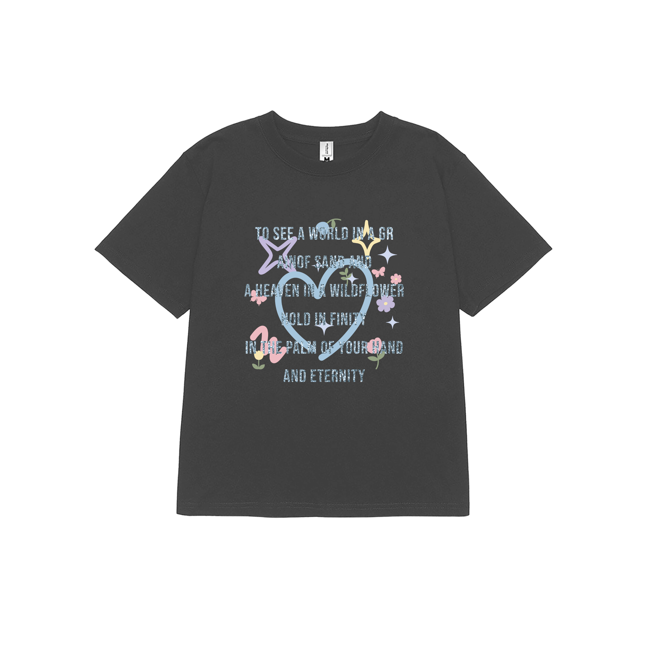 Áo Thun baby tee trái tim form ôm ABD1347 Miucho vải cotton co giãn in mix_thumbnail_14