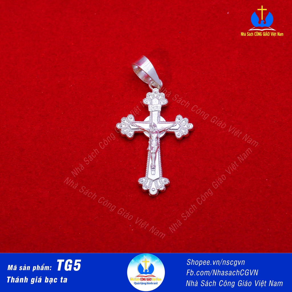 Dây chuyền bạc ta thánh giá mẫu nam DCN013-TG5 - Quà tặng Công Giáo, sinh nhật, lễ quan thầy_thumbnail_1