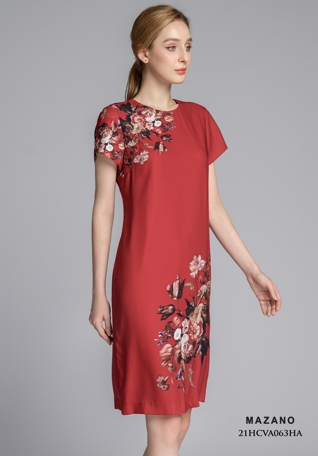 Váy suông đỏ họa tiết hoa_thumbnail_3