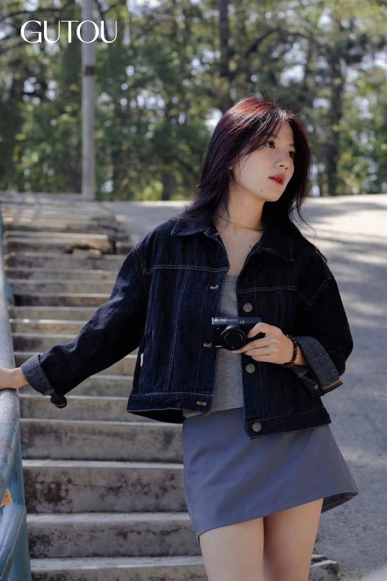 [ GUTOU ] Áo Khoác Jean Classic Jacket_thumbnail_2