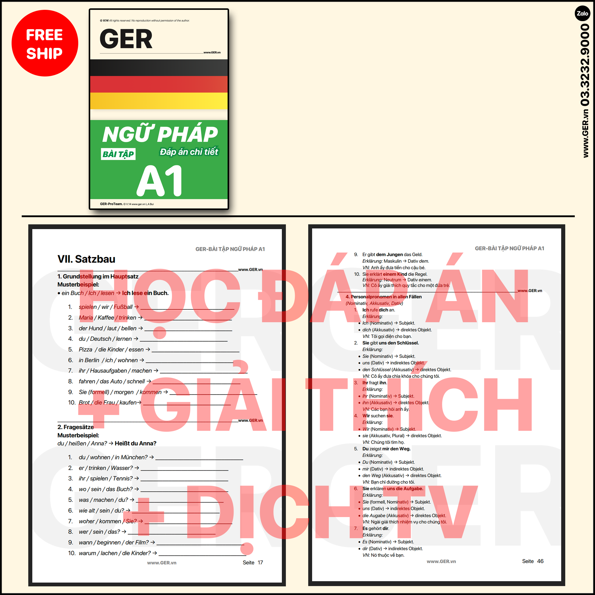 Bài Tập Ngữ Pháp Tiếng Đức A1