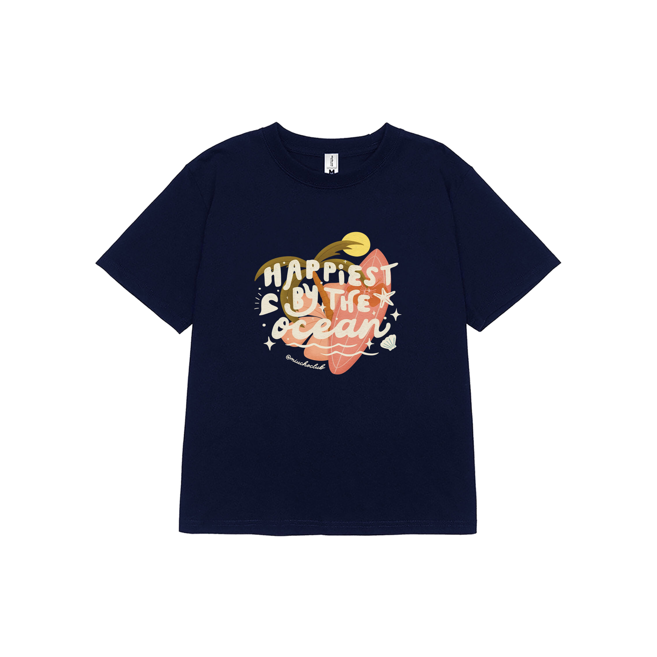 Áo baby tee ôm body hè biển 2161 Miucho cổ tròn vải cotton 4c thoáng mát in mix_thumbnail_9