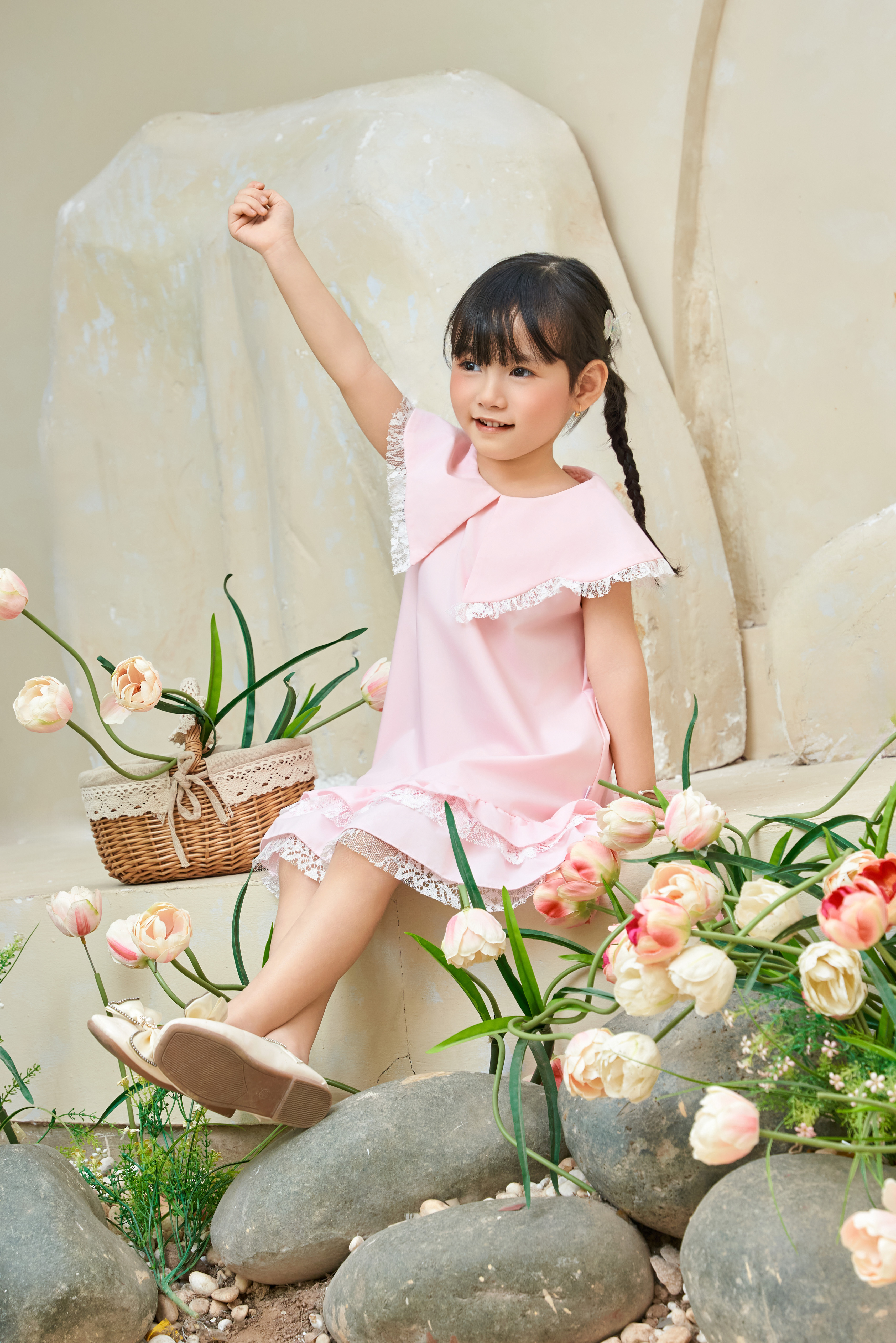 Váy đuôi cá phối ren hai tầng_thumbnail_1