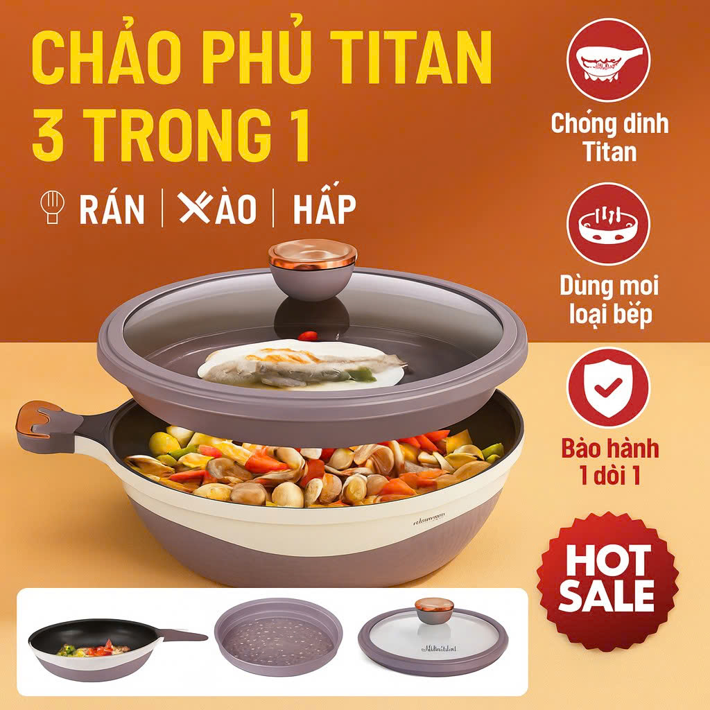 CHẢO CHỐNG DÍNH KÈM KHAY HẤP_thumbnail_4